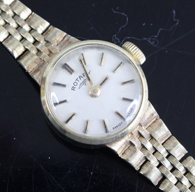 Lot 310 - A lady's Rotary manual wind wristwatch on 9ct...