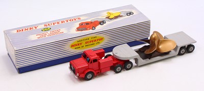 Lot 1046 - Dinky Toys No. 986 Mighty Antar low loader...