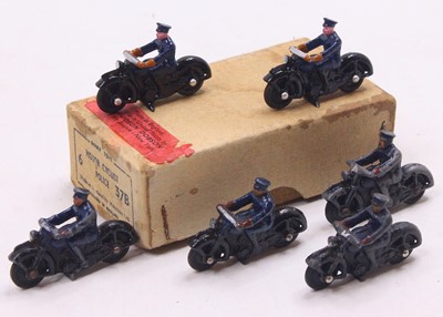 Lot 1393 - Dinky Toys, Trade Box of No.37b Motor Cyclist "...