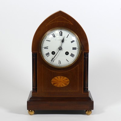 Lot 86 - An Edwardian mahogany and boxwood strung...