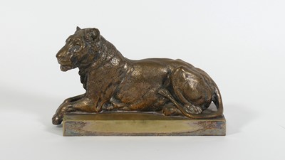 Lot 3 - A late 19th century silver plated figure of a...