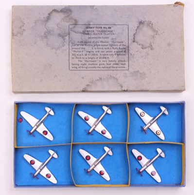 Lot 1192 - Dinky Toys No.62 Trade box of 6 Hawker...