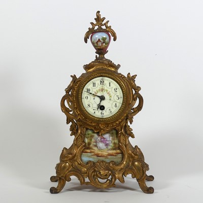 Lot 9 - An early 20th century Rococo style gilt metal...