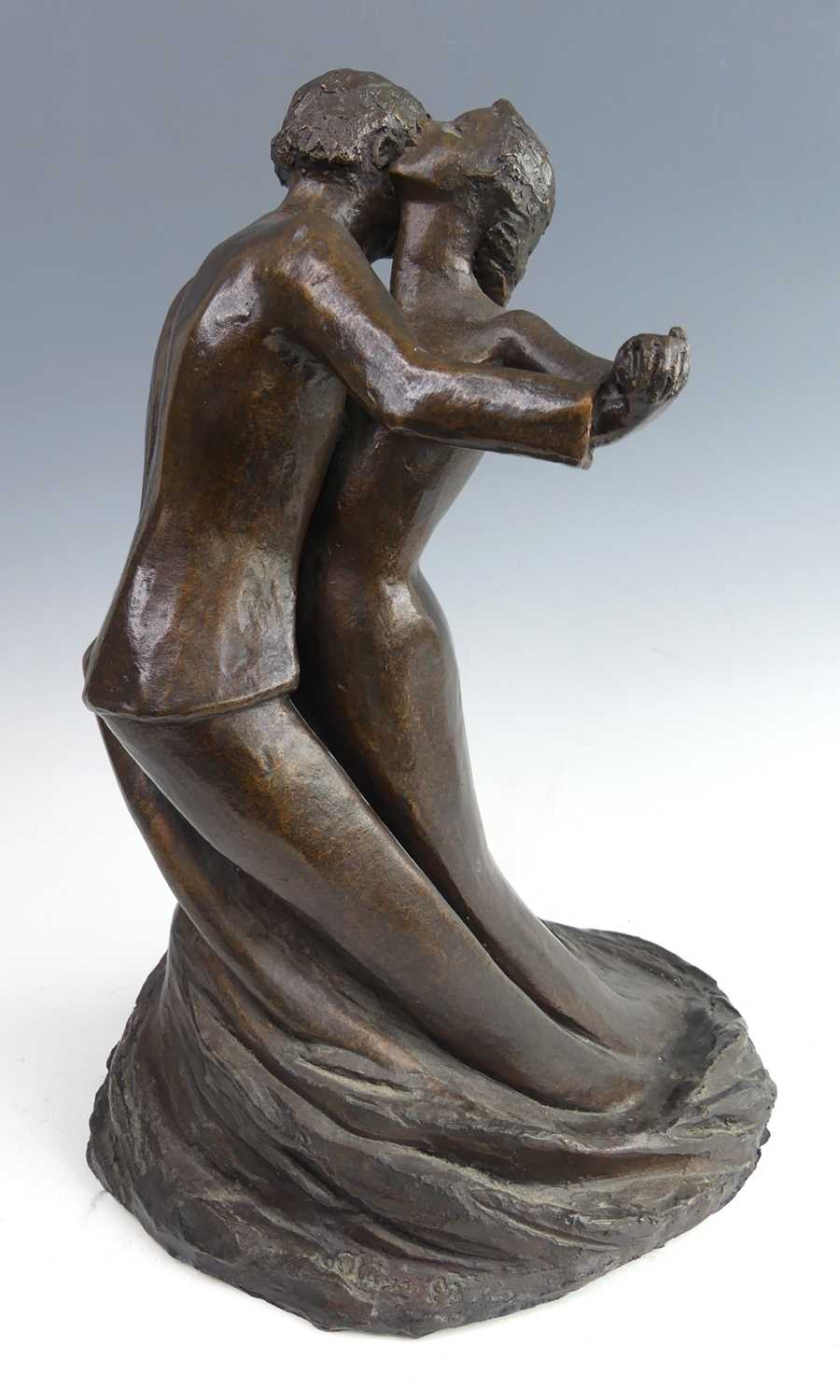 Lot 92 - After Camille Claudel - The Waltz, a large...