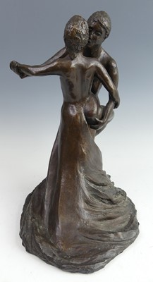 Lot 92 - After Camille Claudel - The Waltz, a large...