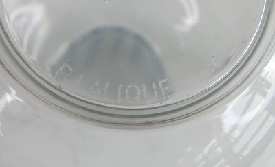 Lot 71 - René Lalique (French, 1860-1945) - a moulded...