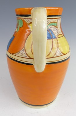 Lot 26 - A large Clarice Cliff Melon single handled...
