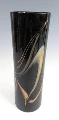 Lot 79 - A 1970s French studio glass cylinder vase by...