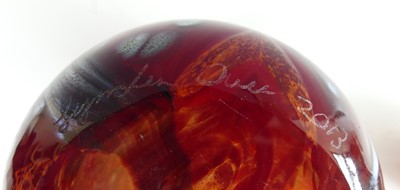 Lot 81 - Amokura Glass of New Zealand - two...