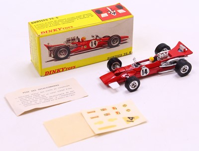 Lot 1135 - French Dinky Toys No. 1433 Team Surtees TS5...
