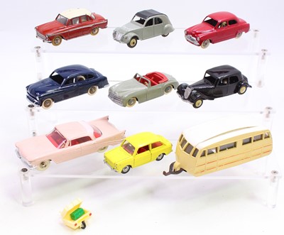 Lot 1289 - Collection of 9 various loose French Dinky Toy...