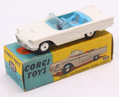 Lot 1698 - Corgi Toys No. 215 Ford Thunderbird Open Top,...