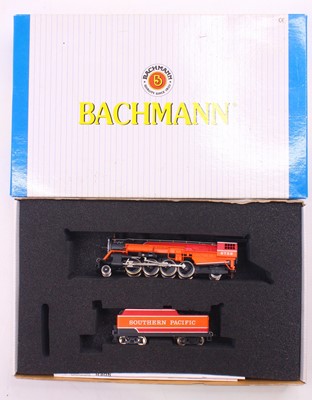 Lot 397 - Bachmann HO gauge S.P. 4-8-4 loco, with smoke...