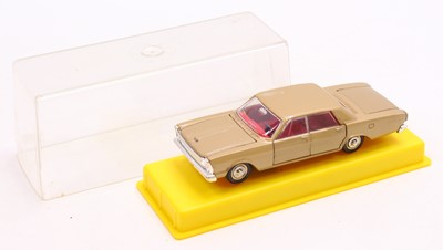 Lot 1134 - French Dinky 1402 Ford Galaxie 500 - gold body,...