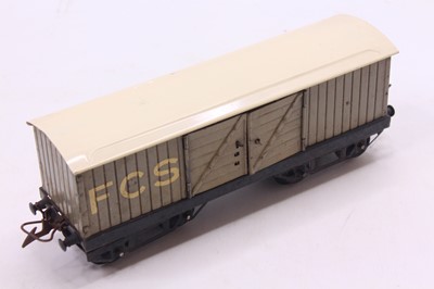 Lot 132 - Hornby 0-gauge No.2 Luggage Van. FCS in white...