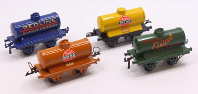 Lot 142 - Four totally repainted Hornby 0-gauge tank...
