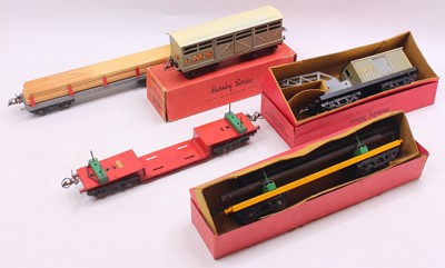 Lot 143 - Various Hornby 0-gauge No.2 bogie goods wagons:...