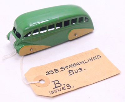 Lot 1148 - Dinky Toys No.29B Streamlined Bus, colour...