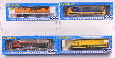 Lot 417 - Four Bachmann HO gauge DCC fitted locos to...