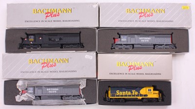 Lot 402 - Four Bachmann Plus HO gauge locos to include a...