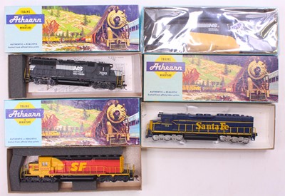 Lot 460 - Four HO gauge Athearn locos to include an...