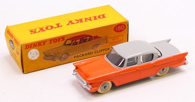 Lot 1001 - Dinky Toys, 180 Packard Clipper Sedan, orange...