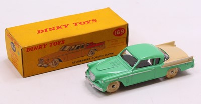 Lot 1003 - Dinky Toys No.169 Studebaker Golden Hawk in...