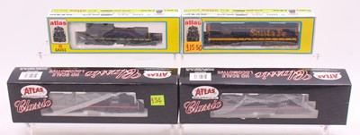 Lot 466 - Four HO gauge Atlas locos to include an SD-24...