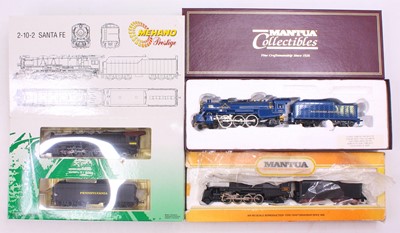 Lot 484 - Three HO gauge locos to include a Mantua...