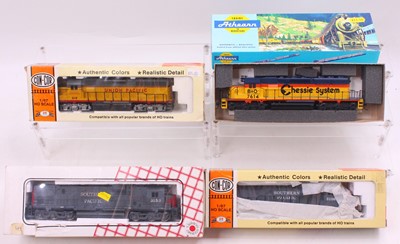 Lot 485 - Four HO gauge locos to include an Athearn...