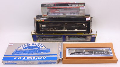 Lot 468 - Four HO gauge locos to include an Atlas 8-40CW...