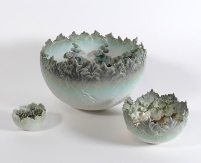Lot 159 - A Chessell Pottery bowl, of naturalistic form,...