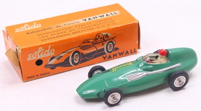 Lot 1856 - Solido No. 104 Vanwall F1 race car comprising...