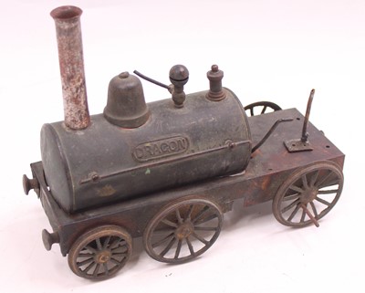 Lot 25 - Dribbler-type live steam-powered brass...