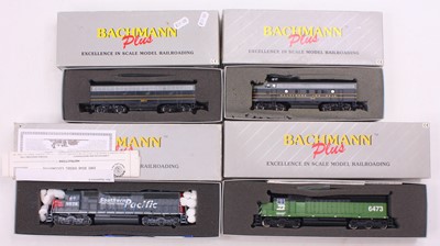 Lot 414 - Four Bachmann Plus HO gauge locos to include a...