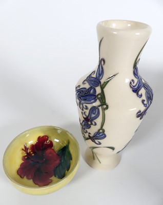 Lot 162 - A Moorcroft Bluebell Harmony pattern vase,...