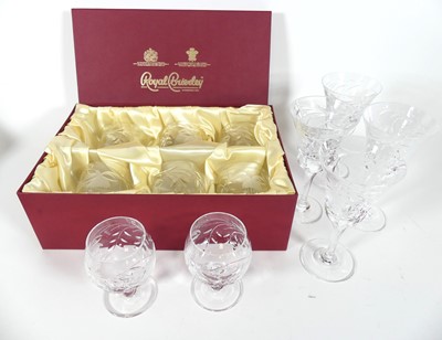 Lot 37 - A collection of Royal Brierley glassware to...