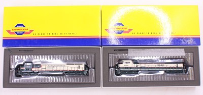 Lot 486 - Two Athearn Genesis, the premium trains, HO...