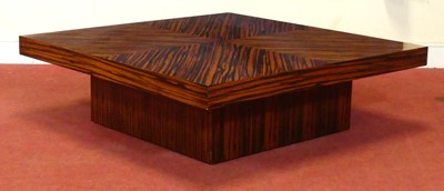 Lot 475 - A large contemporary calamander veneered...