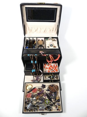 Lot 248 - A collection of costume jewellery, to include...