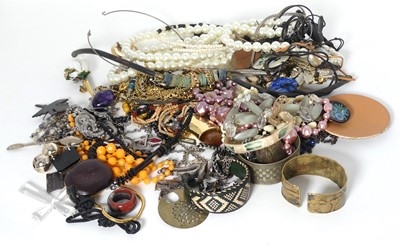 Lot 249 - A collection of costume jewellery, to include...