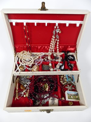 Lot 245 - A collection of costume jewellery, to include...