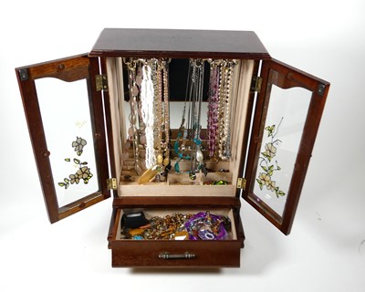 Lot 244 - A collection of costume jewellery, to include...