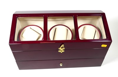 Lot 230 - A Watch winder, laquered outer casing, three...