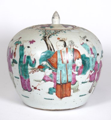 Lot 16 - A 19th century Chinese porcelain vase and...
