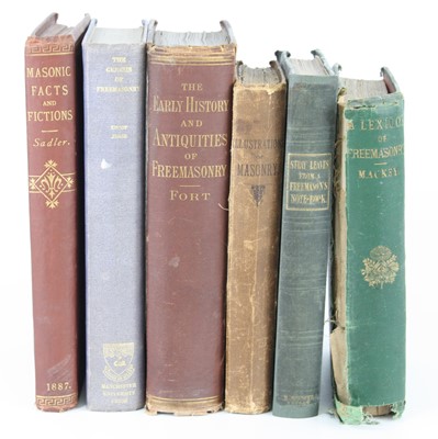 Lot 27 - Freemasonry, a collection of volumes to...