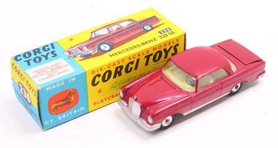 Lot 1539 - Corgi Toys No. 230 Mercedes Benz 220 SE coupe...