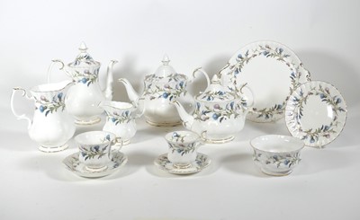 Lot 40 - A Royal Albert Brigadoon pattern part tea and...