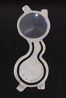 Lot 332 - A Tiffany & Co novelty silver bookmark /...