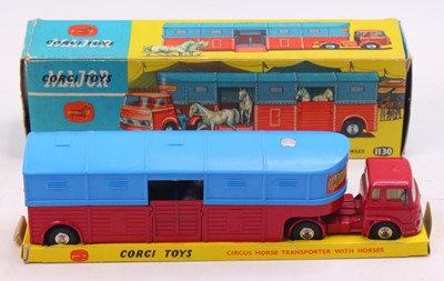 Lot 1548 - Corgi Toys No. 1130 Circus horse transporter...